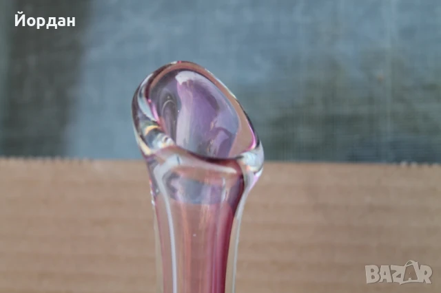 Немска кристална ваза ''Glasgalerio Malente'', снимка 2 - Вази - 51182287