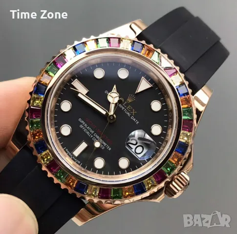 Rolex Yacht-Master 40mm "Rainbow" Rose Gold Automatic Дамски Различни Варианти, снимка 4 - Дамски - 48182767