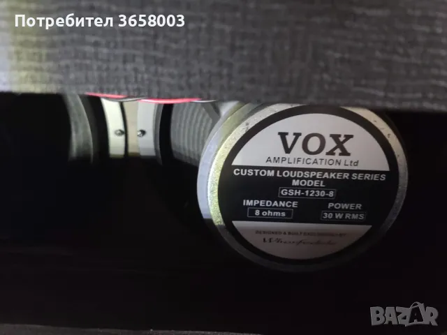 VOX AC30 CC2 2x12 лампов китарен усилвател с кожен калъф, снимка 5 - Китари - 49879989