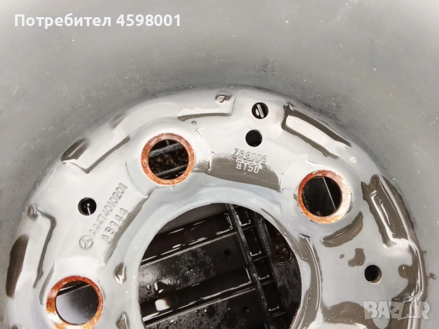 4бр.Оригинални железни джанти 17цола 5x112 за Mercedes Vito(2015-2025),EQV,Viano, снимка 15 - Гуми и джанти - 53037172