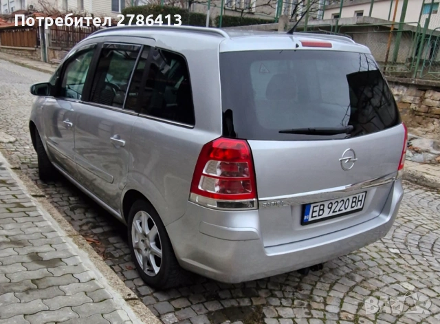 Опел Зафира 1.8 газ/бензин 6+1 места 2008 г, снимка 3 - Автомобили и джипове - 53017957