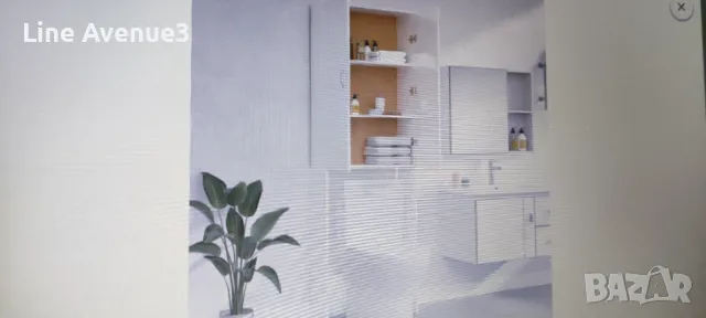  Шкаф за пералня ,тоалетна чиния  бял, 64x25,5x190 см, снимка 2 - Шкафове - 49902890