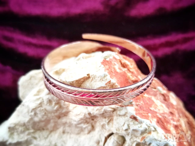 Медна терапевтична гривна 7, снимка 3 - Гривни - 53515570