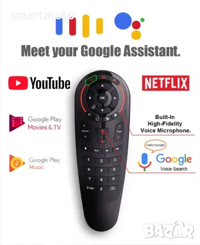 Гласово дистанционно управление за ТВ Бокс G30S със Жироскоп, снимка 1