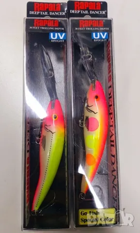 Воблер Rapala TDD13 (Go Fish color),Rapala TDD11- (Go Fish color) , снимка 6 - Такъми - 47507926