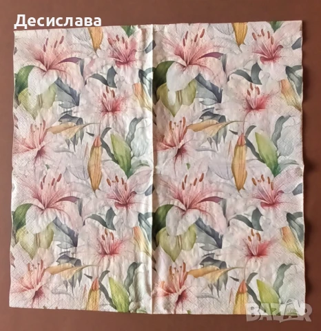 Нови модели салфетки за декупаж , снимка 4 - Други - 50457885