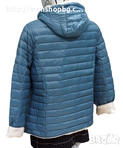 Двулицево пролетно яке - синьо, снимка 3 - Якета - 53639154