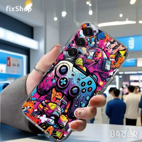 Калъф за Samsung A36 – цветен геймърски дизайн – Нов