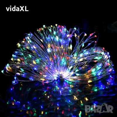 vidaXL LED микро стринг лампички 40 м 400 LED разноцветни 8 функции (SKU:328850), снимка 3 - Лед осветление - 49417794