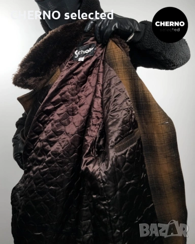 SCHOTT NYC палто с яка от изкуствен косъм – размер XXXL – отлично състояние, снимка 11 - Палта - 53077079