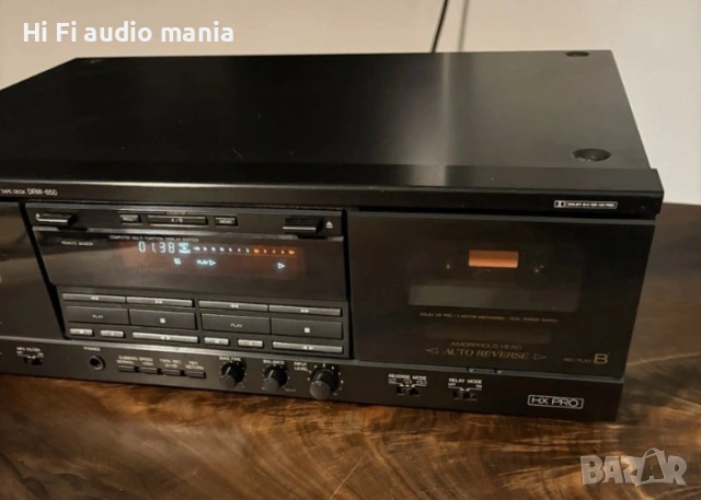 Продавам Двукасетен реверсен дек Denon DRW-850, снимка 3 - Декове - 53683254