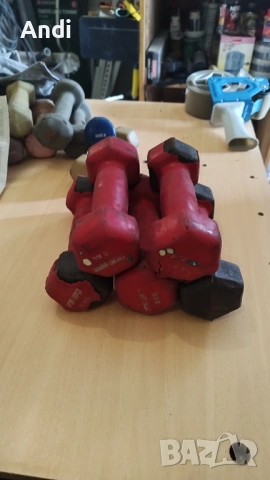 Гирички по 1кг, 2кг - фитнес дъмбели, снимка 8 - Фитнес уреди - 52395045