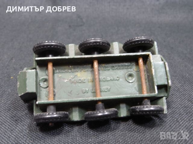 СТАРА РЕТРО МЕТАЛНА КОЛИЧКА LESNEY MATCHBOX ENGLAND SARACEN PERSONNEL CARRIER, снимка 6 - Колекции - 46291348