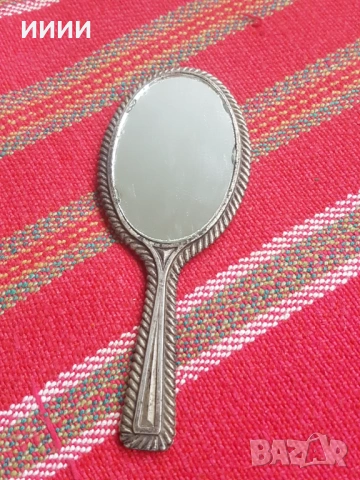 Посребрено старо огледало 