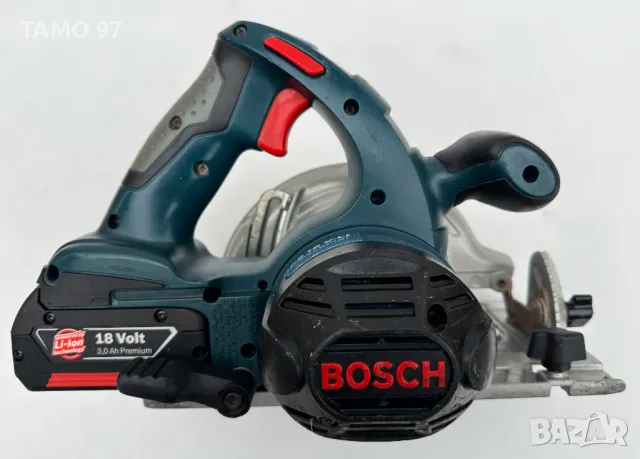 BOSCH GKS 18 V-Li - Акумулаторен ръчен циркуляр 18V перфектен!, снимка 6 - Други инструменти - 48159561