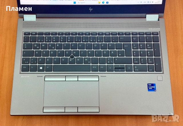Intel Core i9 11950H / 32GB RAM / 512GB SSD/ RTX A3000 / 15.6 FHD IPS 400nits / HP ZBook Fury 15 G8 , снимка 6 - Лаптопи за работа - 51623925