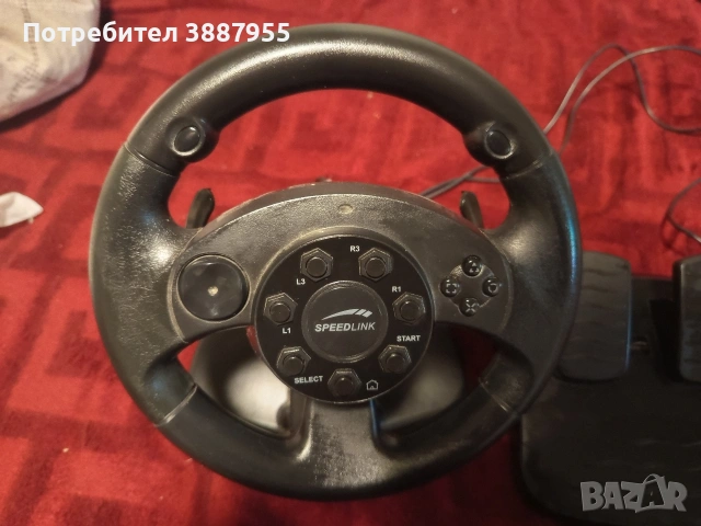 детски волан с педали 