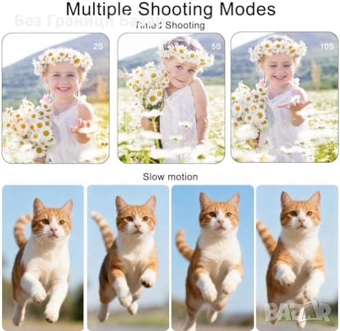 Нова Цифрова камера 5K 80MP с 18X зуум карта памет 32GB черна за влог, снимка 5 - Камери - 52154381