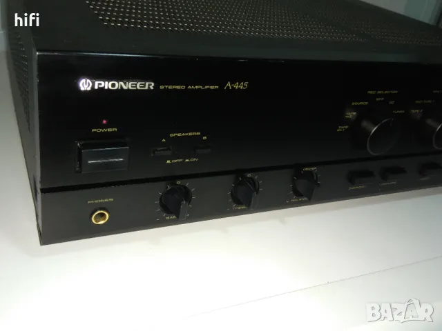 Стерео усилвател Pioneer A-445, снимка 7 - Ресийвъри, усилватели, смесителни пултове - 49350252