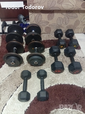 Дъмбели разпродажба , снимка 5 - Фитнес уреди - 52775894