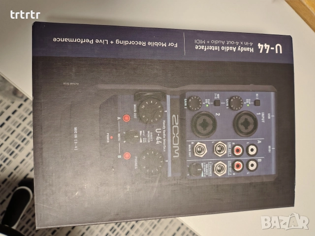 Zoom u-44 звукова карта, снимка 6 - Други - 52942148