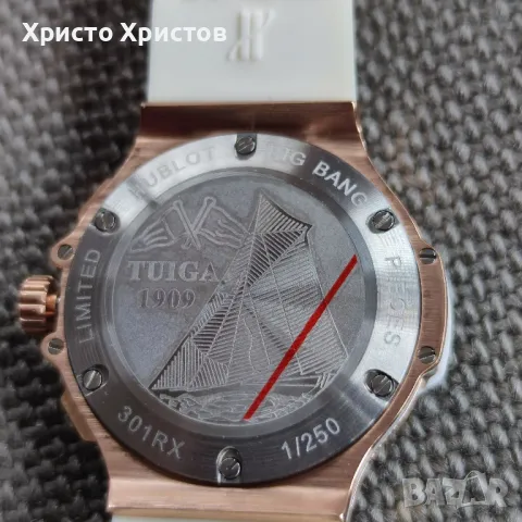 HUBLOT Дамски луксозен часовник HUBLOT BIG BANG LIMITED EDITION 301RX TUIGA 1909, снимка 7 - Дамски - 47520638