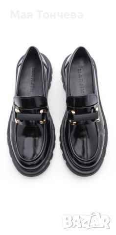 Мокасини черни MARJIN, снимка 3 - Дамски ежедневни обувки - 52534034