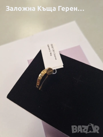 Златен пръстен 2,14гр.14к, снимка 2 - Пръстени - 53765127