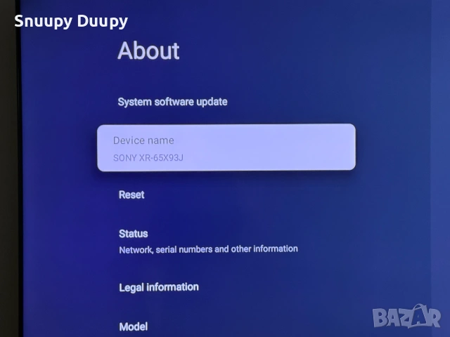Sony Full Array TV XR-65X93J, снимка 4 - Телевизори - 53060161