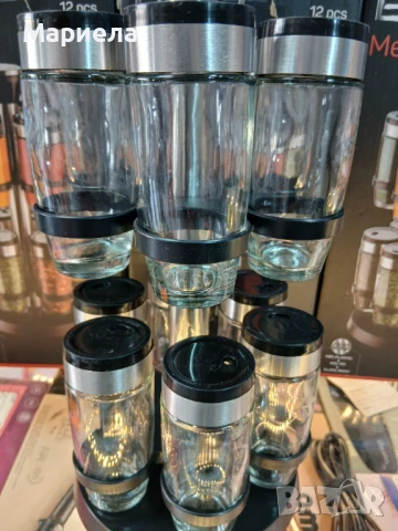 Комплект за подправки Brio Metallica ,Сет за подправки + ЧАЙНИК ЕМАЙЛ BRIO 2.5Л ДЕКОР ПЕТЕЛ, снимка 5 - Други - 50461692