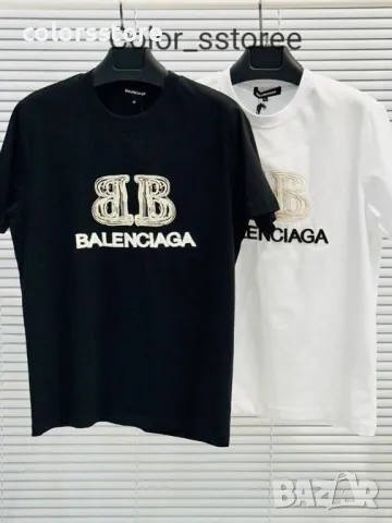 Мъжка тениска Balenciaga-SS58v, снимка 1 - Тениски - 48848356