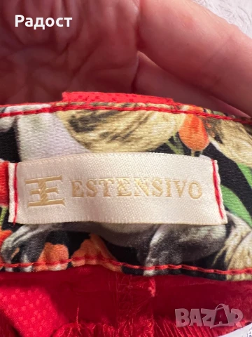 Дамски червен панталон , снимка 6 - Панталони - 51205867