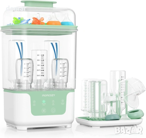 Стерилизатор и сушилня за шишета Momcozy 4 в 1, капацитет 6 шишета