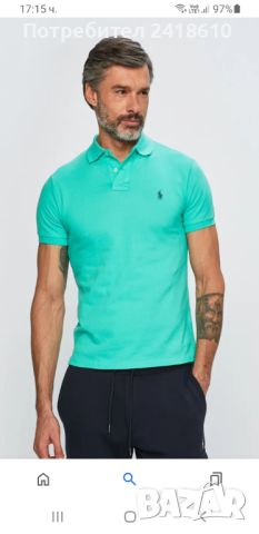 POLO Ralph Lauren Pique Cotton Slim Fit Mens Size 2XL ОРИГИНАЛ! Мъжка Тениска!, снимка 2 - Тениски - 46811122