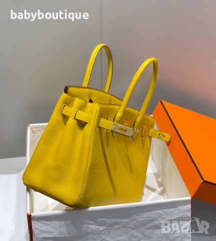 Hermes Birkin Amber yellow, снимка 3 - Чанти - 45396588