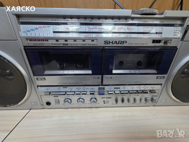 SHARP GF-500, снимка 3 - Радиокасетофони, транзистори - 52198344