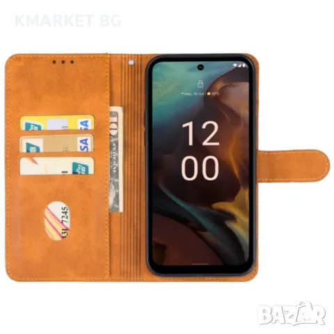 Nokia XR21 Wallet Калъф и Протектор, снимка 6 - Калъфи, кейсове - 49164282