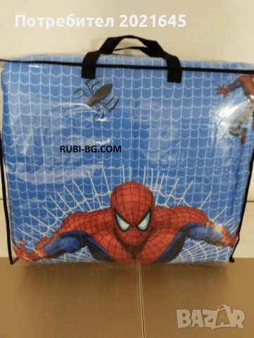 Детски спален комплект с олекотена завивка за единично легло, снимка 3 - Спално бельо и завивки - 53332543