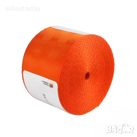 Текстилна лента за предпазен колан, Универсални, Оранжев, 3,6м., снимка 3 - Аксесоари и консумативи - 53823025