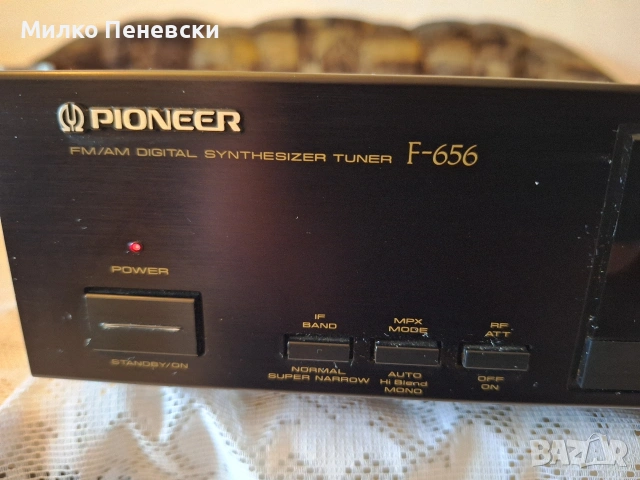PIONEER F 656 STEREO TUNER.MADE IN JAPAN., снимка 3 - Ресийвъри, усилватели, смесителни пултове - 54025047