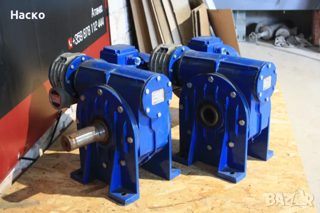 Мотор-редуктор SITI 0.37 kW | i=450 | 3.1 об./мин | електромотор с редуктор, снимка 4 - Други машини и части - 50161821