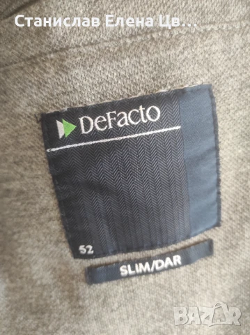 Мъжко сиво сако трико , снимка 4 - Сака - 50544839