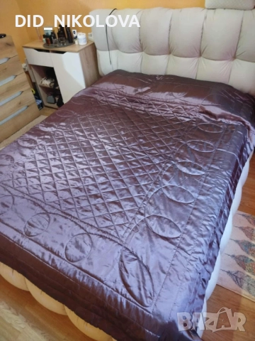  Луксозно шалте с две лица за спалня, снимка 5 - Покривки за легло - 51506981
