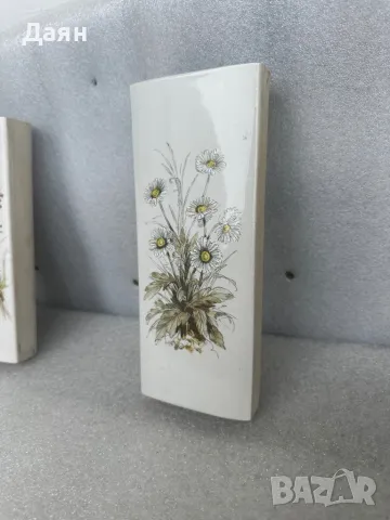 Старинни керамични вази за стена , снимка 3 - Декорация за дома - 49940552