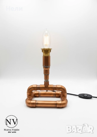 Индустриална настолна лампа, снимка 2 - Настолни лампи - 51937433