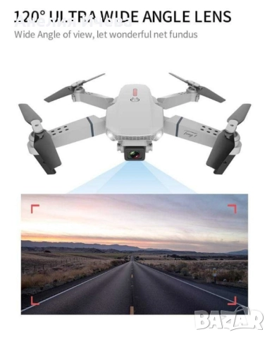 Дрон 4к HD двойна камера , снимка 2 - Дронове и аксесоари - 51436418