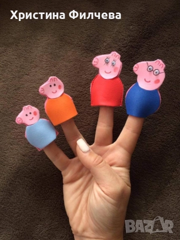 Пръстчета Коледни приятели, Джунгла, Мечо Пух, домашни любимци, снимка 9 - Кукли - 33823644