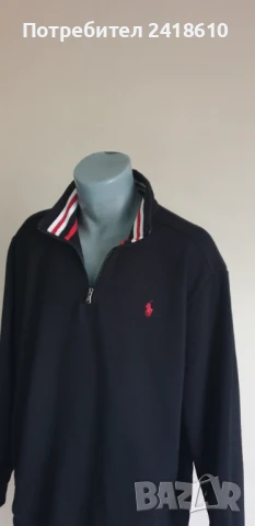 POLO Ralph Lauren Half Zip 3/4  Knit Mens Size XL ОРИГИНАЛ! Мъжко Горнище !, снимка 18 - Пуловери - 51271667