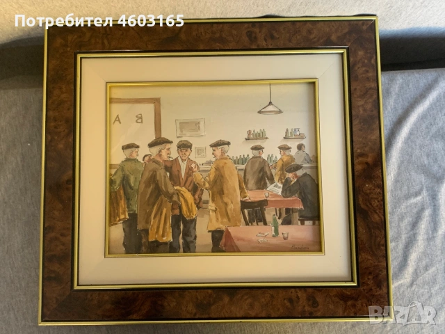 картина среща на приятели в кръчмата  4