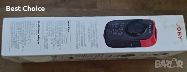 JOBY Wavo AIR, компактна безжична микрофонна система с двоен предавател, снимка 4 - Микрофони - 52931912